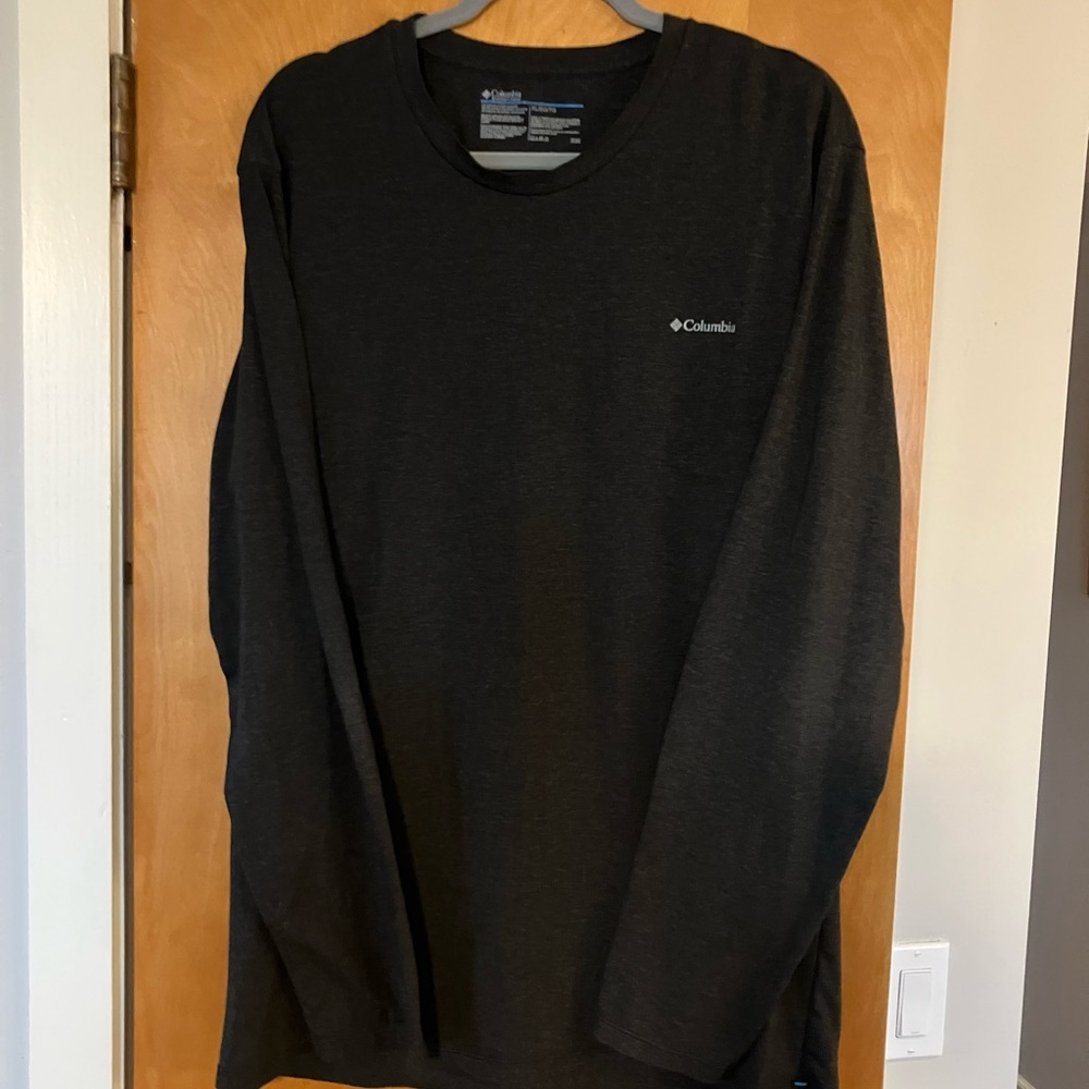 Columbia Men's Charcoal Long Sleeve Tee